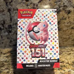 Pokemon TCG Scarlet and Violet 151 Booster Bundle 6 Packs Brand New Sealed - Image 1