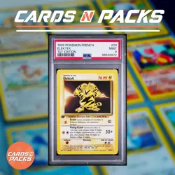 Lot Carte Pokemon Elektek Magmar et Nidorino Set de base Edition 1 PSA 9 - Image 1
