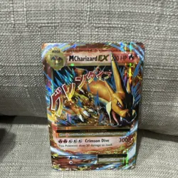 Pokemon M Charizard EX Ultra Rare Full Art Holo Evolutions 13/108 Mega 220 HP - Image 2