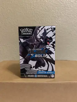 Pokemon TCG Black Bolt Booster Bundle Box - 6 Booster Packs Brand New Sealed - Image 1