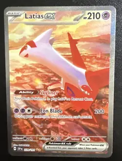 2024 Pokemon SV08: Surging Sparks Special Illustration Rare ex Latias #239 - Image 1