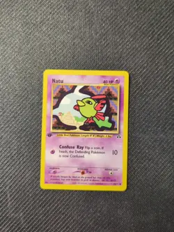 Natu 59/75 1st Edition Neo Discovery Pokemon NM - Image 1