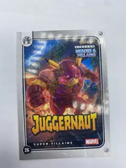 Pikachu as Juggernaut #2 Lazer Holo Marvel Heroes & Villains Non-Pokemon Fan Art - Image 4