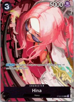 One Piece TCG Hina ST06-008 Alt Art Best Selection Vol.2 Promo NM ENGLISH - Image 1