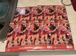 NEW SEALED One Piece TCG Heroines Edition EB-03 Sleeved Booster Pack - Lot Of 8 - Image 1
