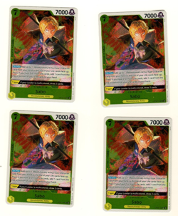 Set Of 4 Sabo OP09-104 Rare Foil Emperors In The New World One Piece Trading - Image 3