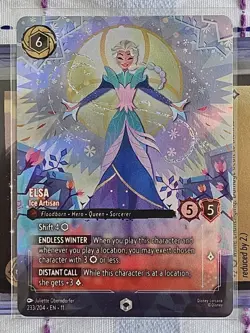 Disney Lorcana Winterspell Enchanted Elsa 233/204 Ice Artisan 💥Chaser Repacks💥 - Image 1