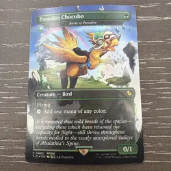 Paradise Chocobo Birds Of Paradise Foil Card #0483 MTG LP - Image 1