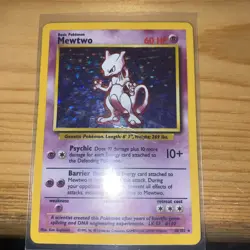 1999 Mewtwo Holo Card Pokemon TCG Base Set, Unlimited, 10/102, Vintage Rare HP - Image 1