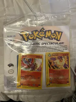 Pokemon Scan-tastic Spectacular Ho-oh & Rapidash e-Reader Promo Card 2002 Sealed - Image 1