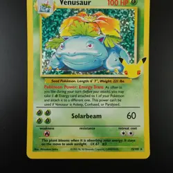 Venusaur 15/102 Pokemon Celebrations Classic Collection Holo Card - Image 3
