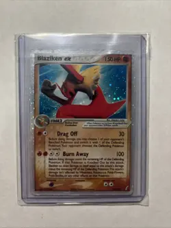 Pokemon TCG Blaziken EX Holo Ultra Rare Card 90/100 EX Crystal Guardians LP - Image 1