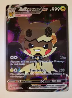 Pokemon Pikachu Mimikyu Cosplay ACG HOLO Card - Image 1