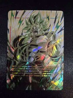 Broly E-103 Energy Marker Card Dragon Ball Fusion World Championship 2025 Finals - Image 1