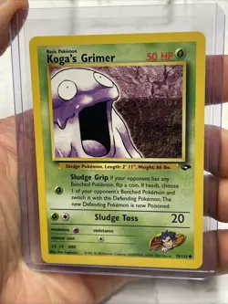 Koga's Grimer 78/132 - Gym Challenge - VINTAGE WOTC POKEMON CARD - NM Nintendo - Image 1