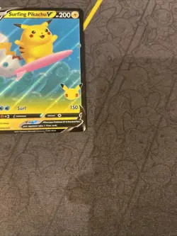 Surfing Pikachu V 008/025 Pokemon Card Celebrations 25th Anniversary NM - Image 4
