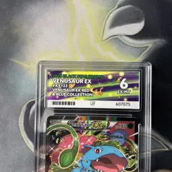Venusaur EX XY123 Promo Red & Blue Collection Pokemon Full Art Card ACE 6 Graded - Image 2