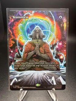MTG Brainstorm (Borderless) Teenage Mutant Ninja Turtles Regular - Image 1