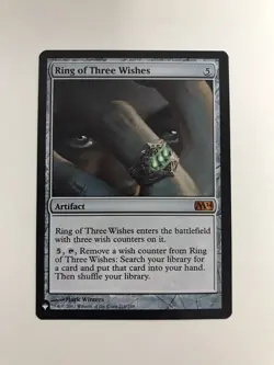 Ring of Three Wishes MTG Magic the Gathering Card NM Near Mint M14 - Image 1