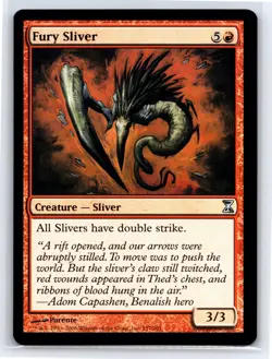 MTG Magic the Gathering Fury Sliver Time Spiral Regular Uncommon 157/301 - Image 1