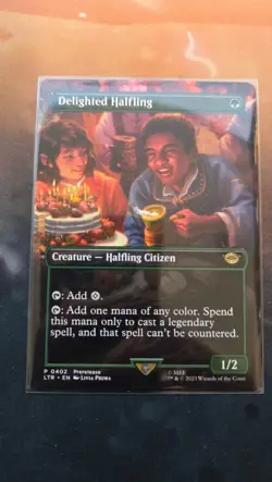 MTG Delighted Halfling The Lord of the Rings: Tales of Middle-earth 402 NON-Foil - Image 1