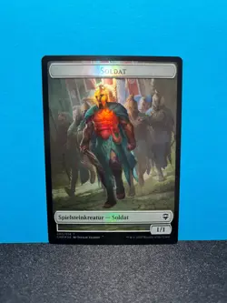 FOIL Zombie - Soldat Spielstein / Zombie - Soldier Token - MTG Magic - Image 2