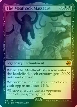 MTG The Meathook Massacre NM Foil Innistrad: Midnight Hunt - Image 1