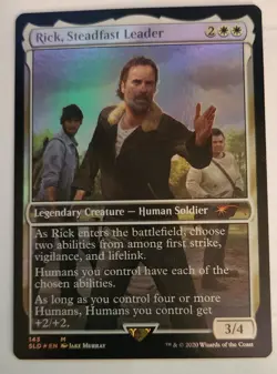 FOIL Rick, Steadfast Leader MTG SLD 143 Walking Dead NM Never Played - Image 1