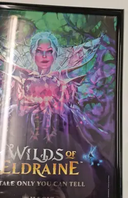 Magic The Gathering Wilds of Eldraine- Framed Foil Promo Poster READ - Image 3