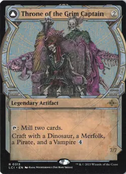 Throne of the Grim Captain (Showcase) R The Lost Caverns of Ixalan 313 NM - Image 1