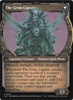 Throne of the Grim Captain (Showcase) R The Lost Caverns of Ixalan 313 NM - Image 2
