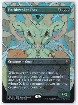 Pathbreaker Ibex (Borderless) M Special Guests 91 NM - Image 1