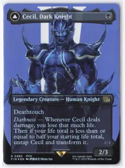 Cecil, Dark Knight (Borderless) R FINAL FANTASY 380 NM - Image 1