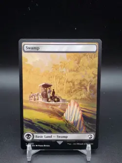 Swamp Basic Land Ixalan Jurassic World NM MTG - Image 1