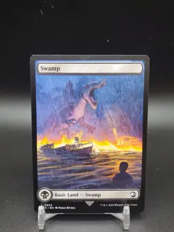 Swamp Basic Land Ixalan Jurassic World NM MTG - Image 2