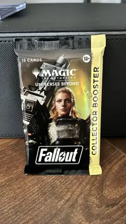 MAGIC THE GATHERING FALLOUT Collector Booster Pack Factory Sealed - Image 1