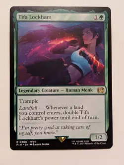 MTG FIN final fantasy Tifa Lockhart R0206 - Magic The Gathering - Rare - Image 1