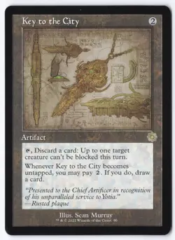Key to the City (Schematic) R The Brothers' War: Retro Frame Artifacts 90 NM - Image 1