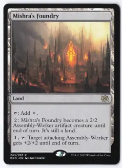 Mishra's Foundry R The Brothers' War 265 NM - Image 1