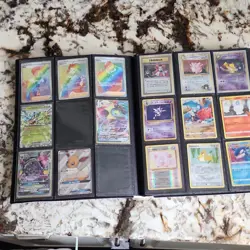 Pokemon TCG Mixed Card Lot Binder Charizard GX, Crobat VMAX, Holo Foil Full Art - Image 5