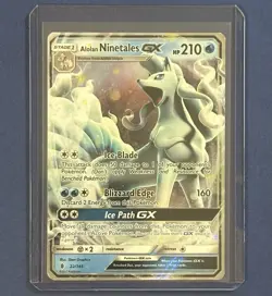 Alolan Ninetales GX 22/145 - 2017 Pokemon S&M Guardians Rising ✨ - Image 1