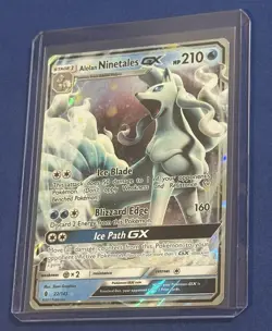 Alolan Ninetales GX 22/145 - 2017 Pokemon S&M Guardians Rising ✨ - Image 4