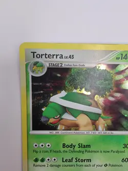 Pokemon TCG Torterra Holo Rare Card 17/130 Diamond and Pearl Base Set - Image 3