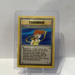 Pokemon Misty 102/132 Gym Challenge 1999 Regular Rare Trainer - Image 1