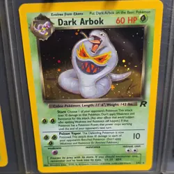 Pokemon TCG Team Rocket Holo Rare Lot Dark Weezing Arbok Golbat 3 Cards Nintendo - Image 2