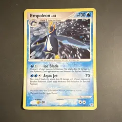 Pokemon Empoleon 4/130 Diamond & Pearl Holo Rare Stage 2 HP130 Holo 2007 - Image 1