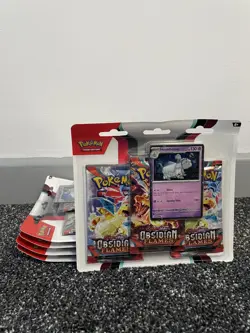 Pokemon Obsidian Flames Houndstone 3-Pack Blister - Pokemon TCG - New & Sealed - Image 1