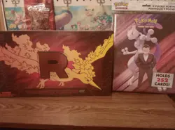 POKEMON TCG TEAM ROCKET'S MOLTRES UPC Ultra Premium Collection New and Binder - Image 1