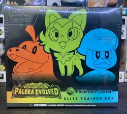 Pokemon TCG Pokemon Center Exclusive Paldea Evolved Elite Trainer Box ETB SEALED - Image 1