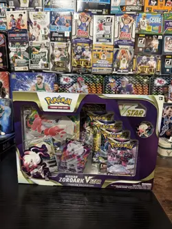 Pokemon Hisuian Zoroark VStar Premium Collection Sealed TCG NEW 2022 - Image 1